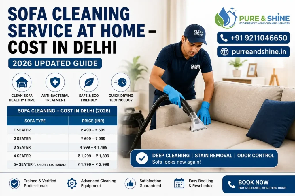 Sofa Cleaning Service at Home